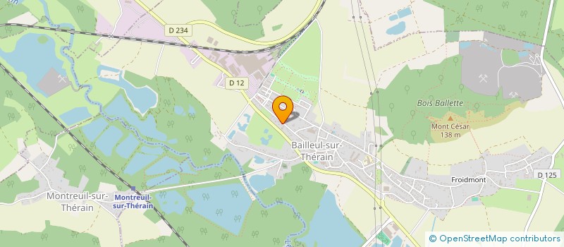 localisation de l'entreprise MONSIEUR FREDERIC LEBLANC  BAILLEUL-SUR-THERAIN