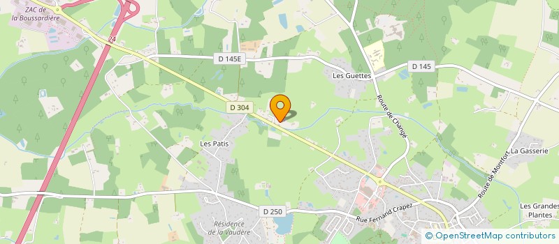 localisation de l'entreprise MONSIEUR FREDERIC LEBLAY  PARIGNE L EVEQUE