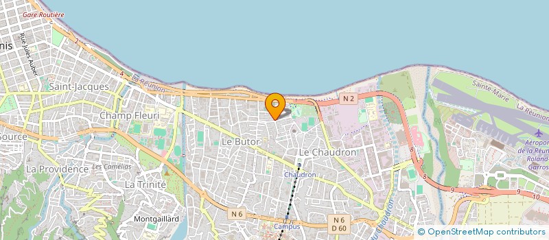 localisation de l'entreprise MONSIEUR FREDERIC LEBON à SAINT-DENIS