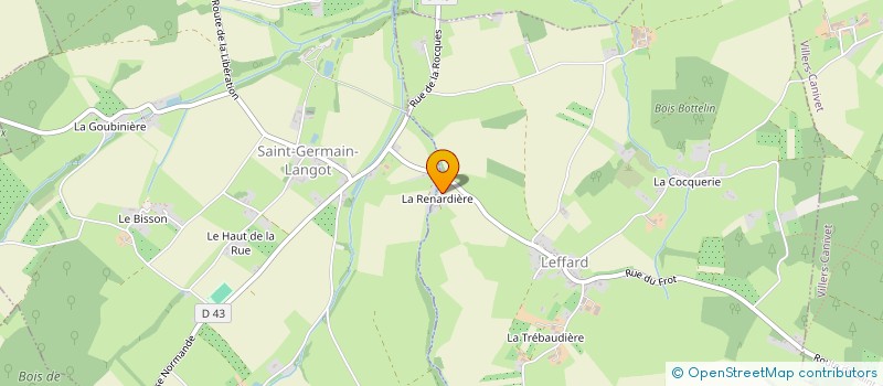 localisation de l'entreprise MONSIEUR FREDERIC LEBON  LEFFARD