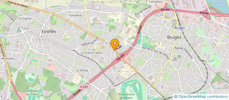 localisation de l'entreprise MONSIEUR FREDERIC LEBON à BRUGES