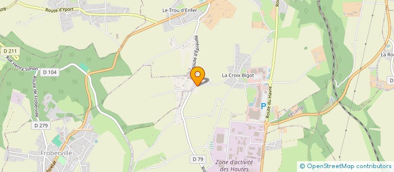 localisation de l'entreprise MONSIEUR FREDERIC LEBORGNE à SAINT-LEONARD