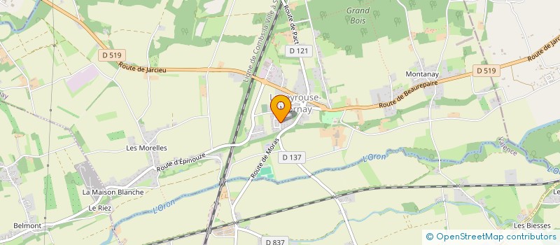 localisation de l'entreprise MONSIEUR FREDERIC LEBOUC  LAPEYROUSE-MORNAY