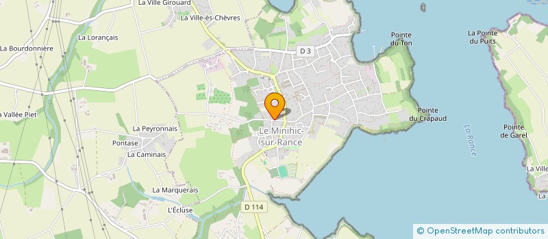 localisation de l'entreprise MONSIEUR FREDERIC LEBRETON  LE MINIHIC-SUR-RANCE