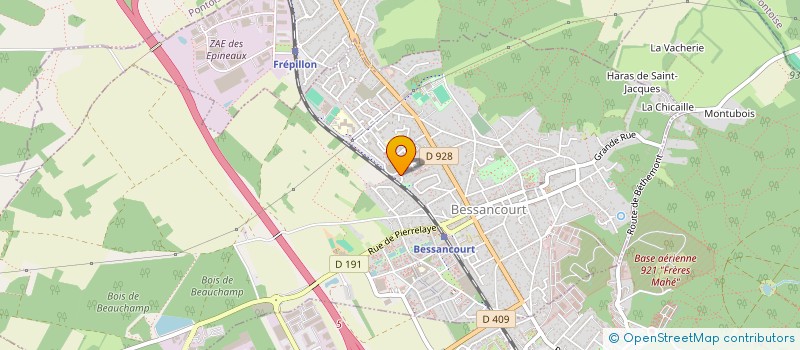 localisation de l'entreprise MONSIEUR FREDERIC LECANU  BESSANCOURT