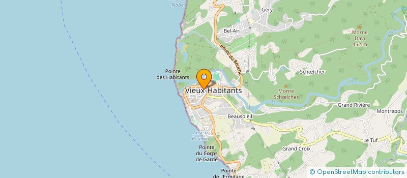localisation de l'entreprise MONSIEUR FREDERIC LECAPLAIN à VIEUX-HABITANTS