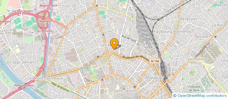 localisation de l'entreprise MONSIEUR FREDERIC LECHA à TOULOUSE