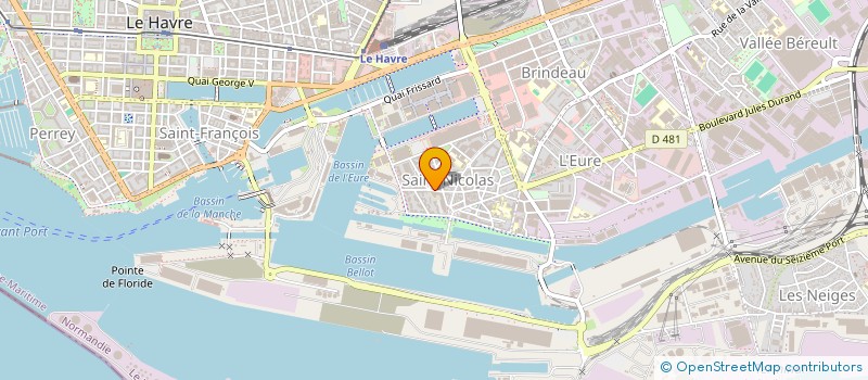 localisation de l'entreprise MONSIEUR FREDERIC LECLERC à LE HAVRE