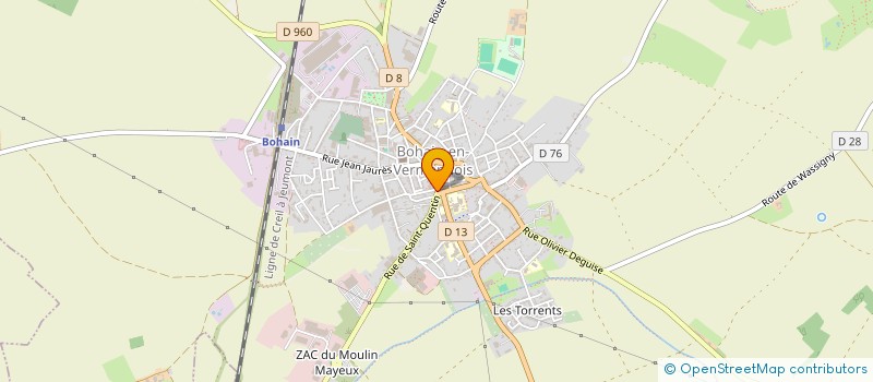 localisation de l'entreprise MONSIEUR FREDERIC LECLERE à BOHAIN-EN-VERMANDOIS