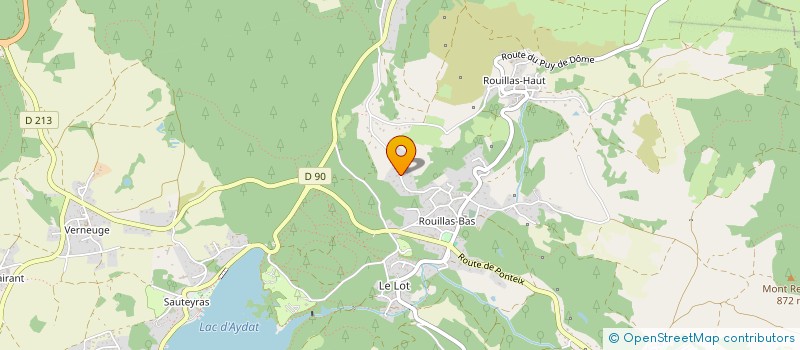 localisation de l'entreprise MONSIEUR FREDERIC LECOCQ  AYDAT