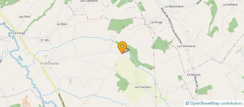 localisation de l'entreprise MONSIEUR FREDERIC LECOCQ  SAINT-PIERRE-EN-AUGE