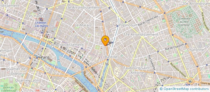 localisation de l'entreprise MONSIEUR FREDERIC LECOMPTE à PARIS