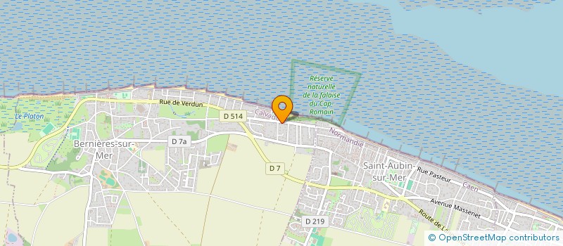 localisation de l'entreprise MONSIEUR FREDERIC LECONTE  BERNIERES-SUR-MER