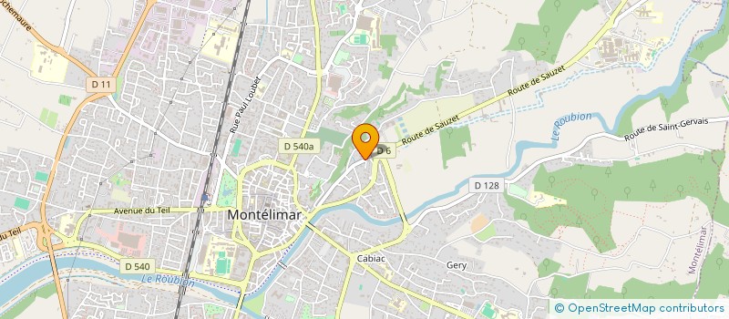 localisation de l'entreprise MONSIEUR FREDERIC LECOQ  MONTELIMAR