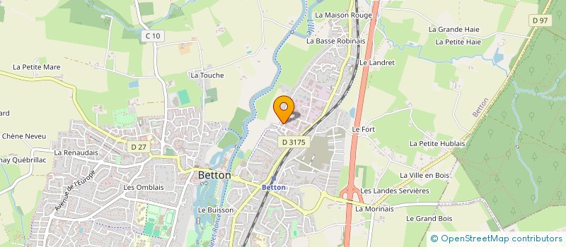 localisation de l'entreprise MONSIEUR FREDERIC LECORCHE  BETTON