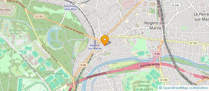 localisation de l'entreprise MONSIEUR FREDERIC LECORVAISIER  NOGENT-SUR-MARNE