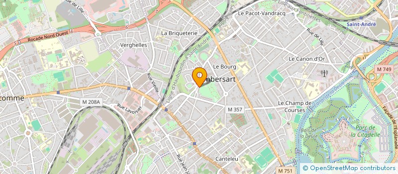 localisation de l'entreprise MONSIEUR FREDERIC LECOUTRE à LAMBERSART