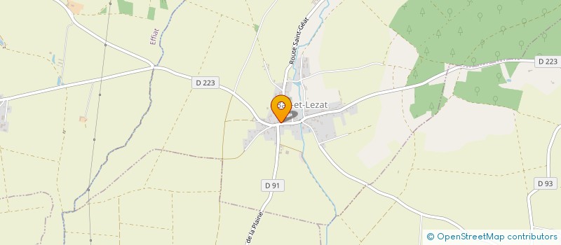 localisation de l'entreprise MONSIEUR FREDERIC LECUYER  BAS-ET-LEZAT