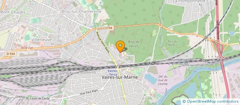 localisation de l'entreprise MONSIEUR FREDERIC LECUYOT à VAIRES-SUR-MARNE