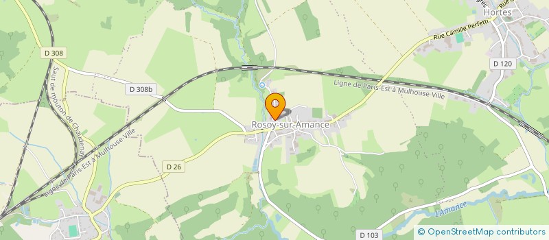 localisation de l'entreprise MONSIEUR FREDERIC LEFEBVRE  HAUTE-AMANCE