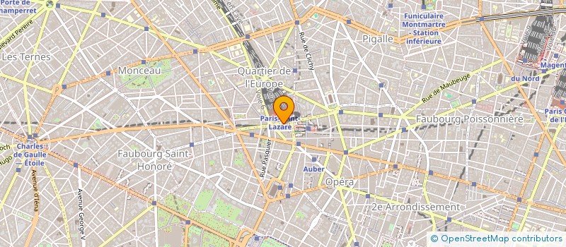 localisation de l'entreprise MONSIEUR FREDERIC LEFEVRE  PARIS 08