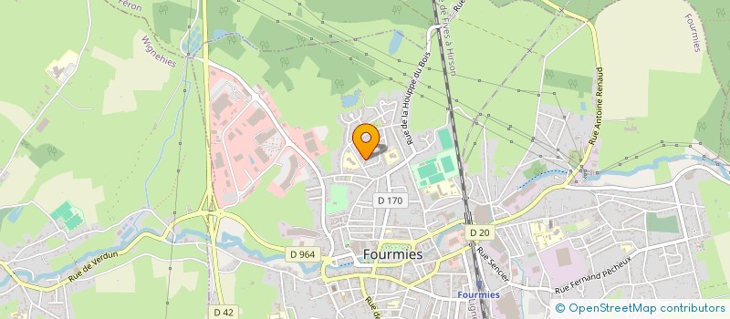 localisation de l'entreprise MONSIEUR FREDERIC LEFEVRE  FOURMIES