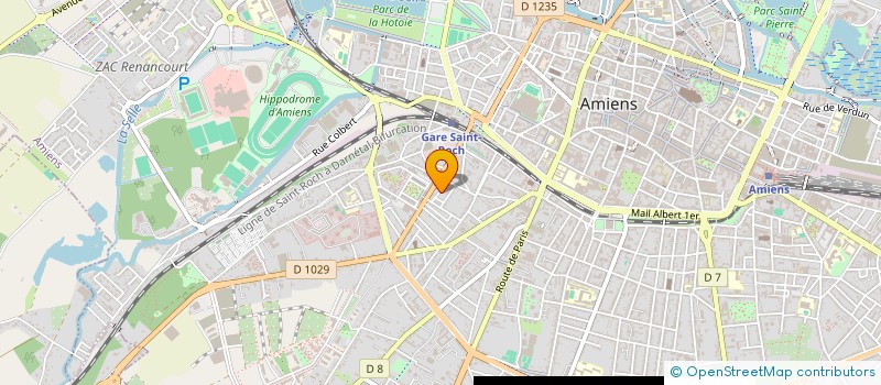 localisation de l'entreprise MONSIEUR FREDERIC LEFEVRE à AMIENS