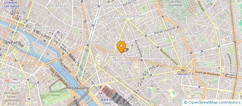 localisation de l'entreprise MONSIEUR FREDERIC LEGEMBRE  PARIS