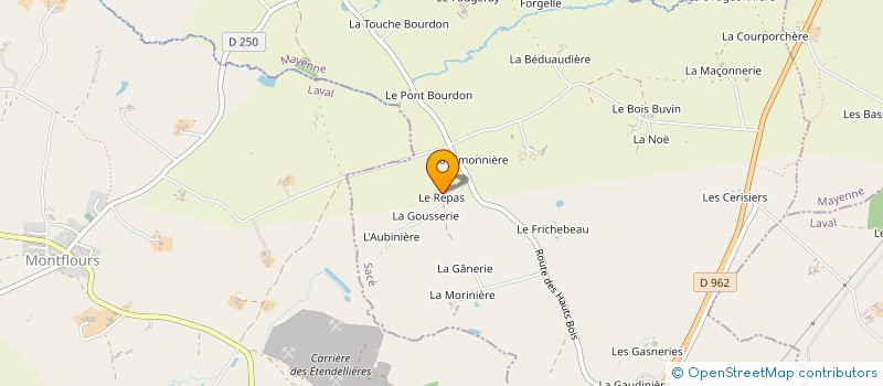 localisation de l'entreprise MONSIEUR FREDERIC LEGENDRE à SACE