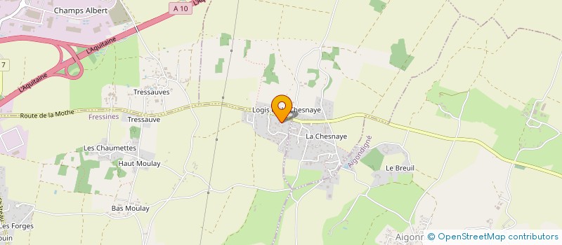 localisation de l'entreprise MONSIEUR FREDERIC LEGERON  FRESSINES