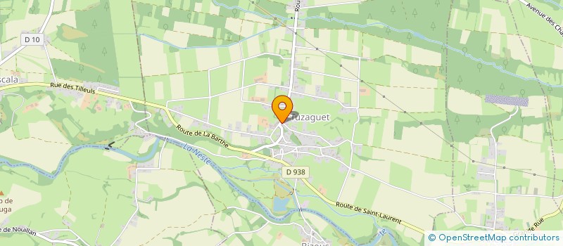 localisation de l'entreprise MONSIEUR FREDERIC LEGLIZE  TUZAGUET