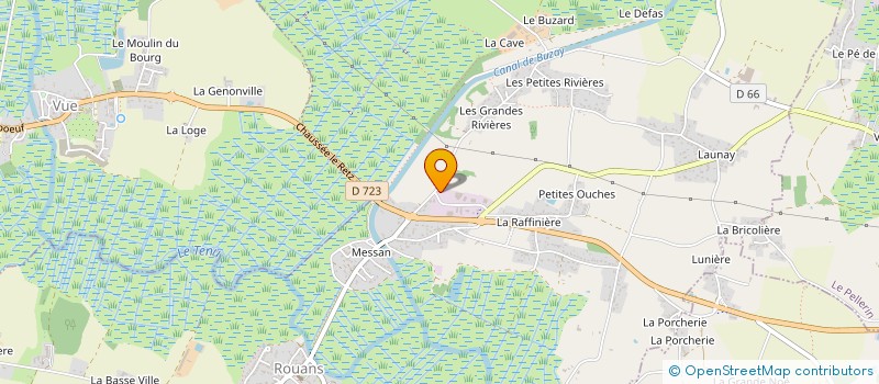 localisation de l'entreprise MONSIEUR FREDERIC LEGOUX  ROUANS