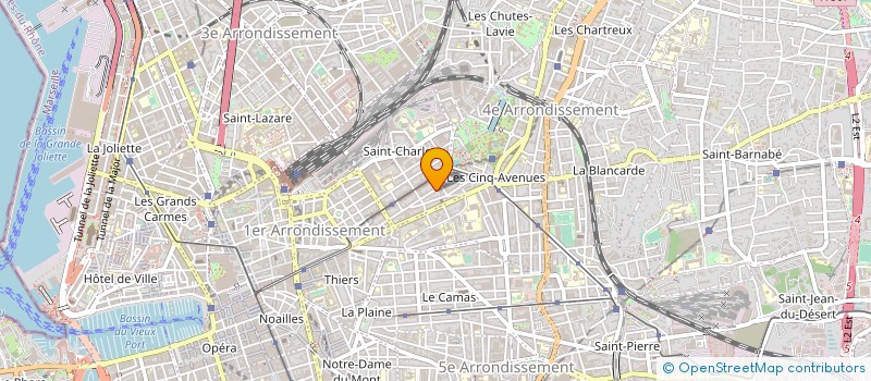 localisation de l'entreprise MONSIEUR FREDERIC LEGRAND à MARSEILLE