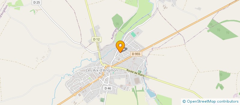 localisation de l'entreprise MONSIEUR FREDERIC LEGRAND  LES AIX-D'ANGILLON