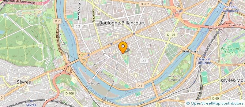 localisation de l'entreprise MONSIEUR FREDERIC LEGRAS  BOULOGNE-BILLANCOURT