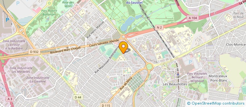 localisation de l'entreprise MONSIEUR FREDERIC LEGROS à AULNAY-SOUS-BOIS