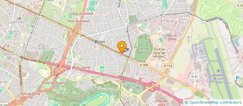 localisation de l'entreprise MONSIEUR FREDERIC LEHODEY  BRON