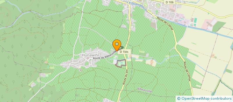 localisation de l'entreprise MONSIEUR FREDERIC LEININGER  HUNAWIHR