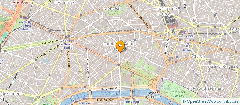 localisation de l'entreprise MONSIEUR FREDERIC LELAND  PARIS