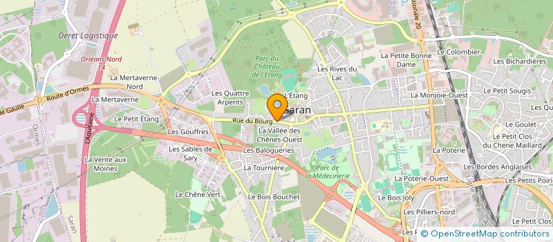localisation de l'entreprise MONSIEUR FREDERIC LELIEVRE à SARAN