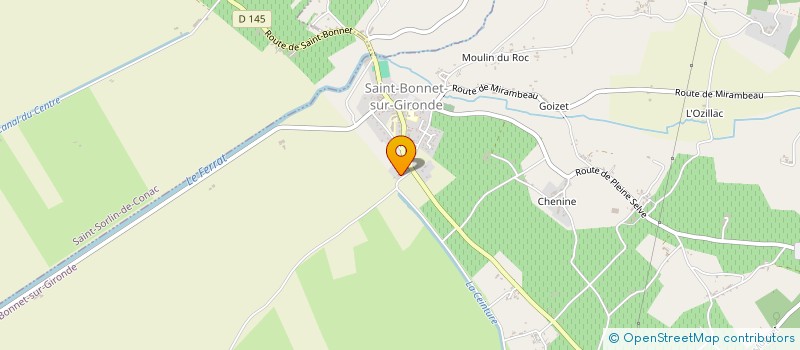 localisation de l'entreprise MONSIEUR FREDERIC LELIEVRE  ALLAS-BOCAGE