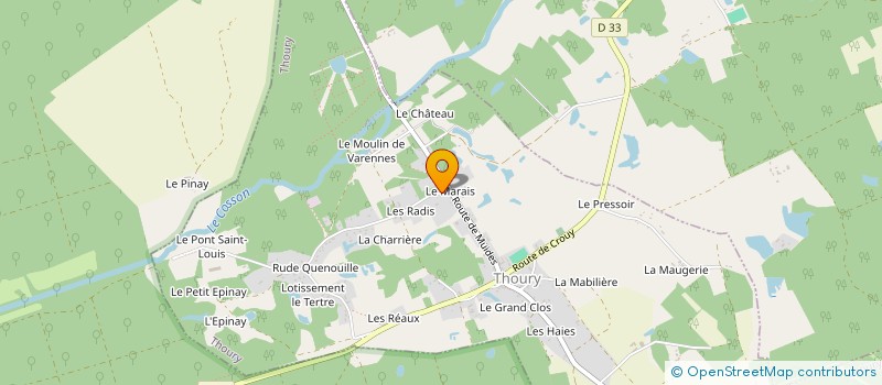 localisation de l'entreprise MONSIEUR FREDERIC LELOUP  THOURY