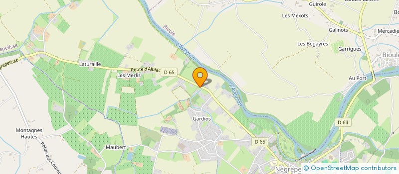 localisation de l'entreprise MONSIEUR FREDERIC LELUAN  NEGREPELISSE