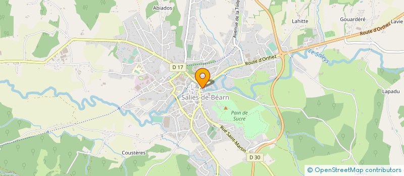 localisation de l'entreprise MONSIEUR FREDERIC LEMAIRE à SALIES-DE-BEARN