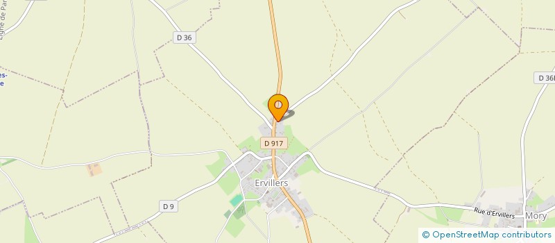 localisation de l'entreprise MONSIEUR FREDERIC LEMAITRE  ERVILLERS