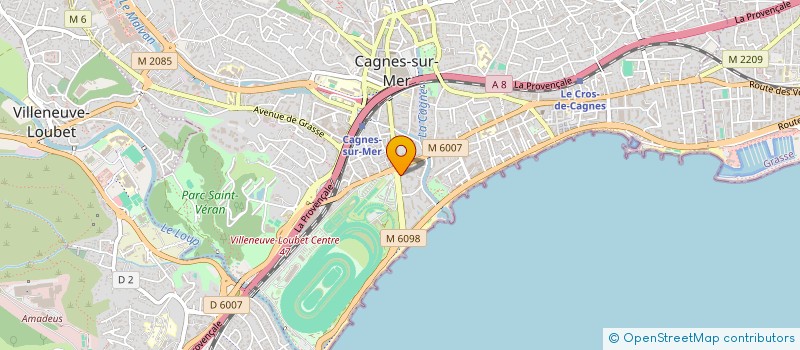 localisation de l'entreprise MONSIEUR FREDERIC LEMARCHAND à CAGNES-SUR-MER