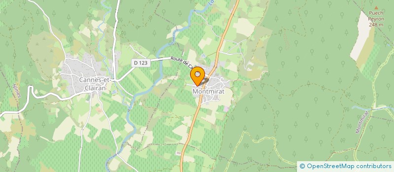 localisation de l'entreprise MONSIEUR FREDERIC LEMARIE  MONTMIRAT