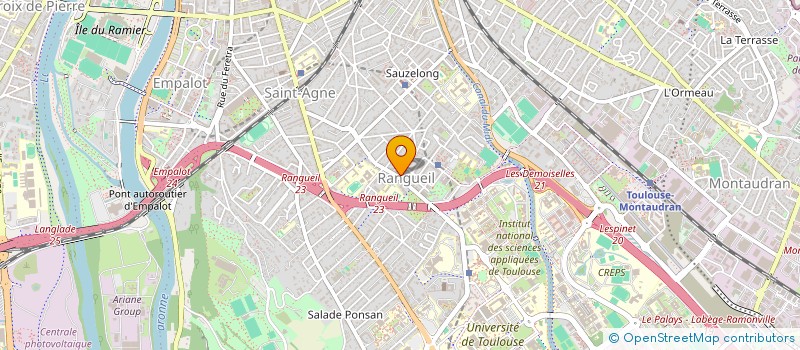 localisation de l'entreprise MONSIEUR FREDERIC LEMERCIER  TOULOUSE