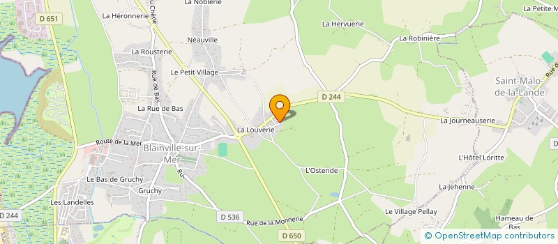 localisation de l'entreprise MONSIEUR FREDERIC LEMIERE à BLAINVILLE-SUR-MER