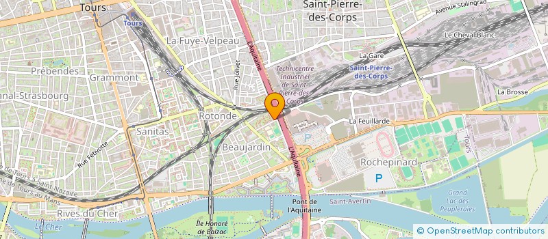 localisation de l'entreprise MONSIEUR FREDERIC LEMONNE  TOURS